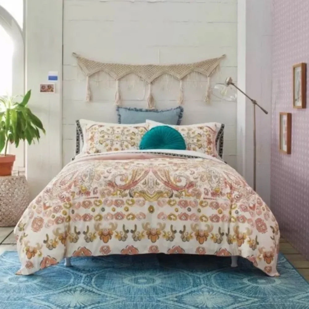 OPALHOUSE NWT desert rose medallion duvet cover set -twin
